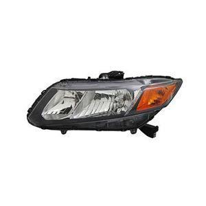 Remanufactured w/ small blemishes front, left side (driver side) head lamp asse