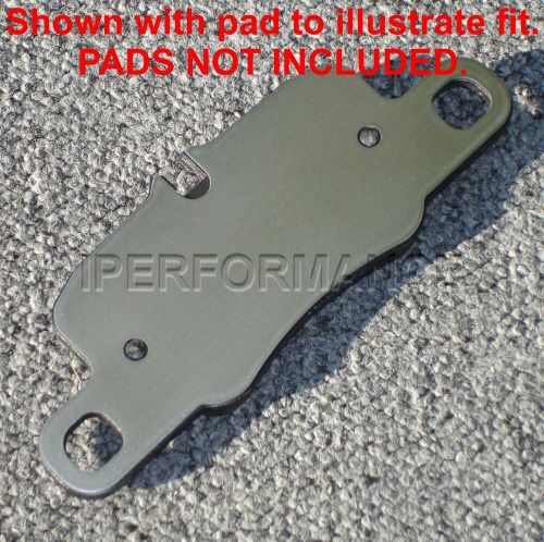 Titanium brake pad shim heat shield set for porsche 911 carrera gts 2017-; rear