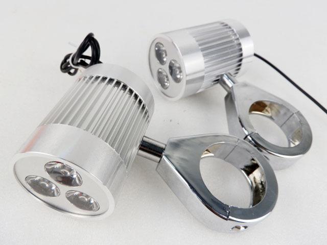 2 x 39mm led spot fog cree head light for harley softail cruiser chopper 