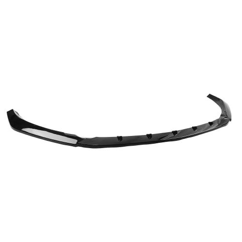 For benz w176 a200 a250 a45 amg 2015-18 front bumper lower spoiler lip kit black