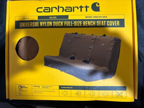 Carhartt universal bench seat cover, carhartt brown seat covers