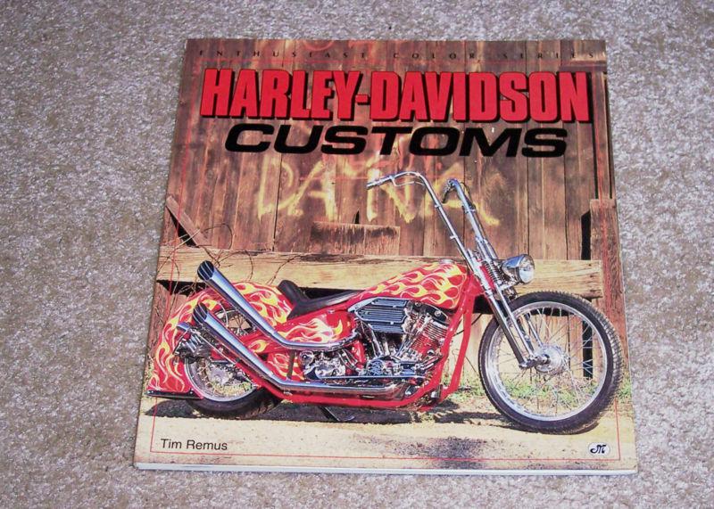 Harley davidson customs book by tim remus, great condition