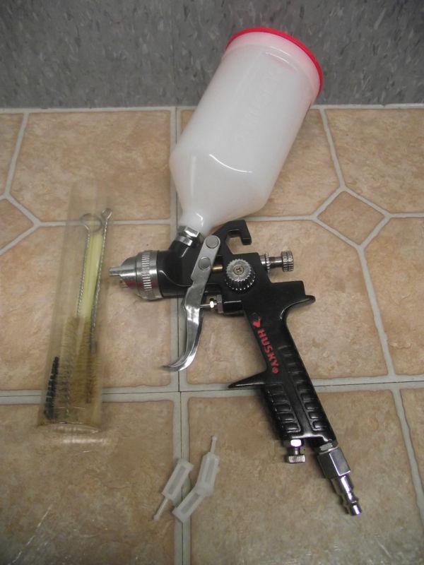 Husky tools hvlp gravity feed spray paint gun #qsg001 w/ 1.4 tip & cup *new*