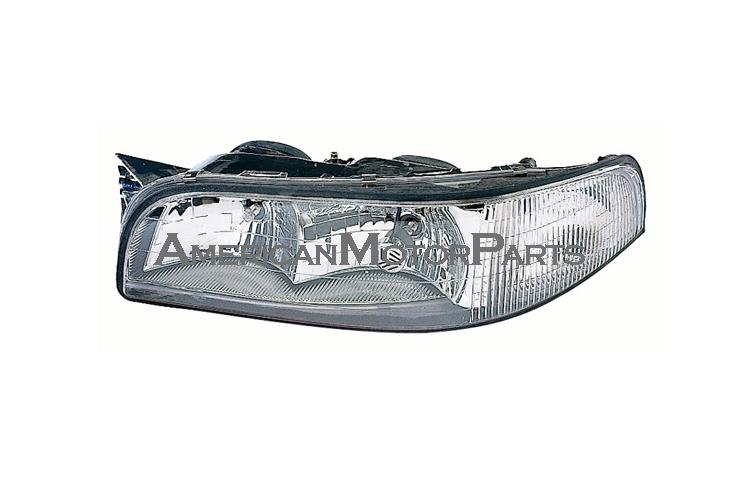 Driver side replacement headlight w/ corner lamp 97-99 buick lesabre fwd