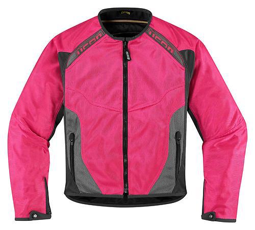 New icon anthem womens mesh jacket, pink, xl