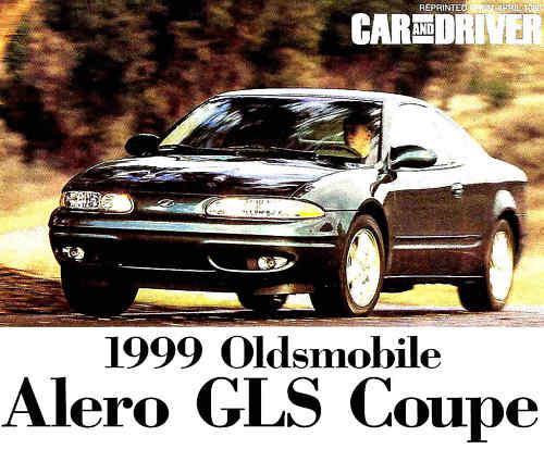 1999 olds alero gls coupe road test reprint-car&driver