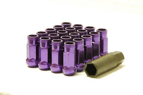 Muteki sr48 open end lug nuts purple 12 x 1.25 32905l