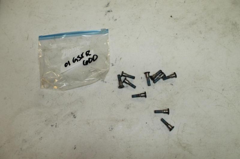 2001 gsxr 600 750 rotor bolts studs set 01 02 03