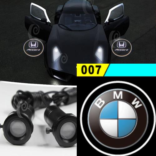 Car led door welcome laser projector logo shadow light lens bmw m x