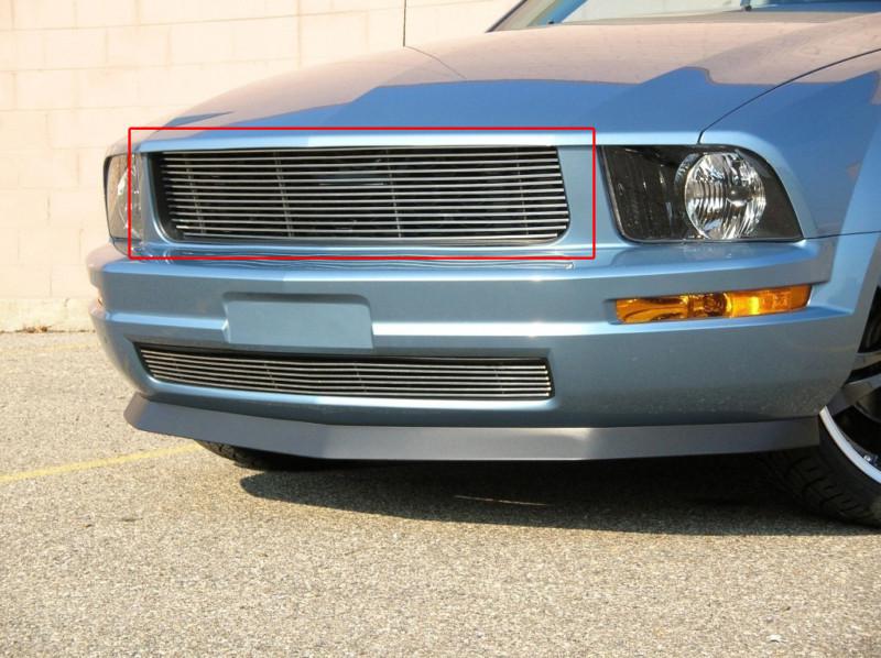 Fit:05-09 ford mustang v6 billet grille