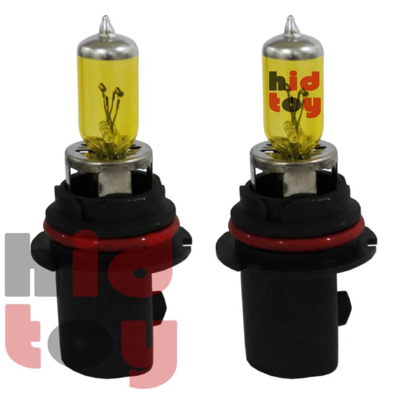 9007 hb5 super yellow xenon halogen headlight #de1 high low beam aue40 bulb