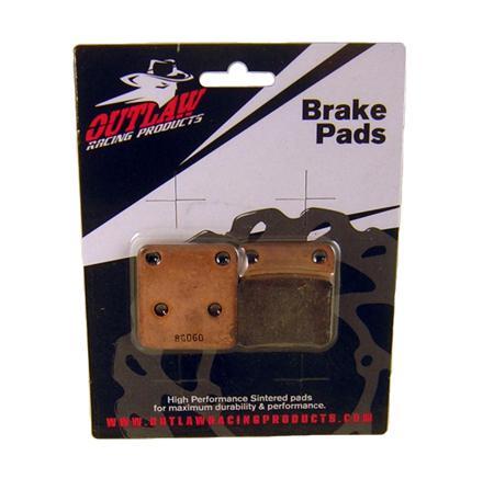 Outlaw rear brake pads honda cr125 cr250 crf150r 02-07