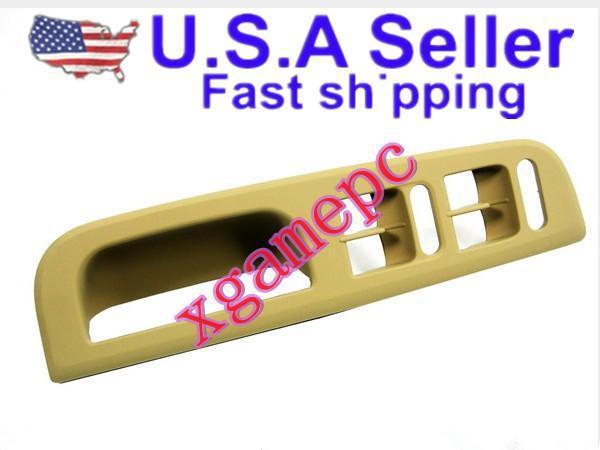 99-05 vw passt glof jetta mk4 master window switch panel trim bezel oem beige