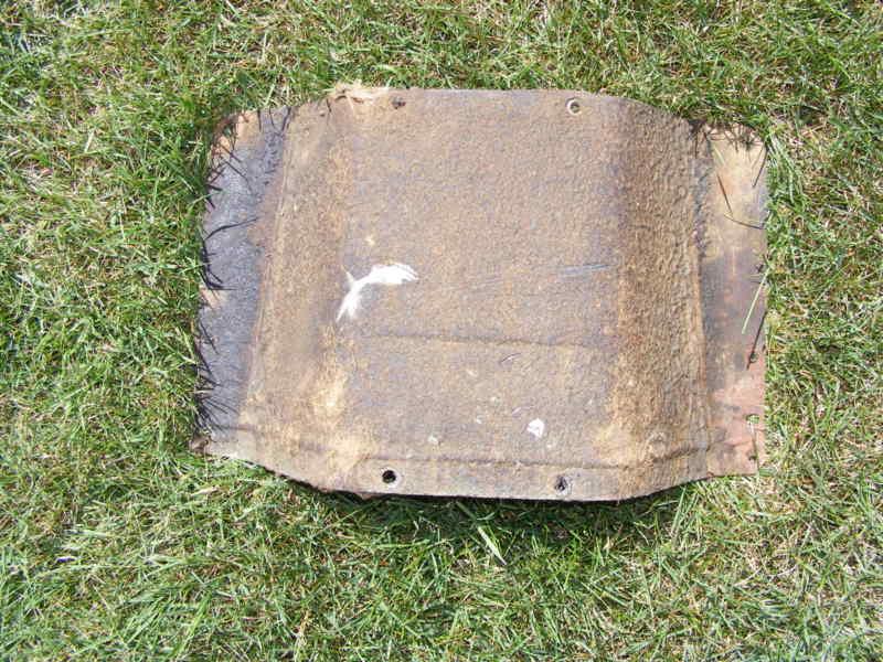 1950 ford passenger transmission access cover shield panel good used