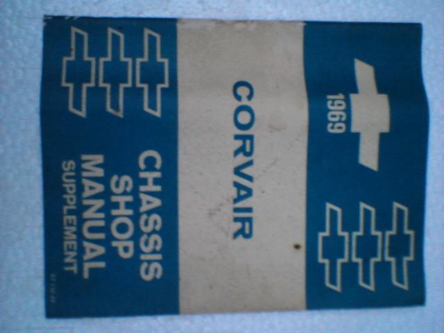 1969 corvair chassis manual supplement