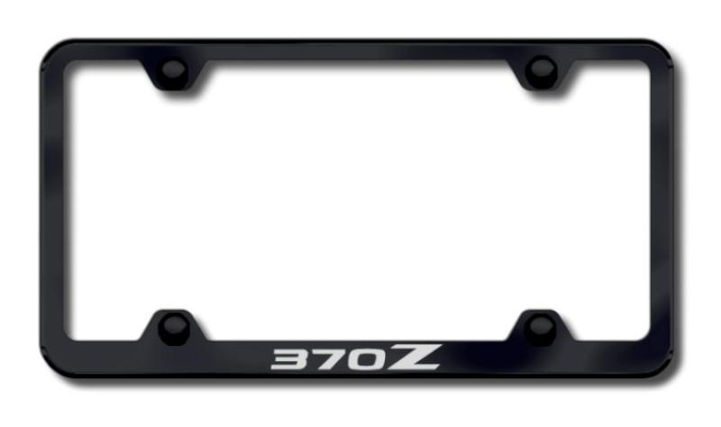 Nissan 370z wide body laser etched license plate frame-black made in usa genuin