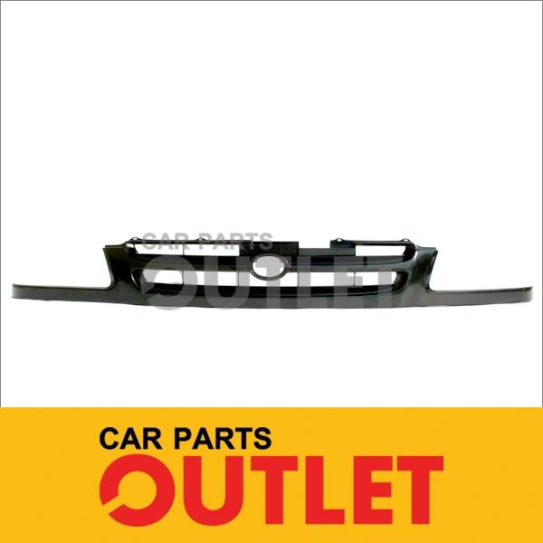 98 99 toyota sienna front grille raw black plastic unpainted non primered le xle