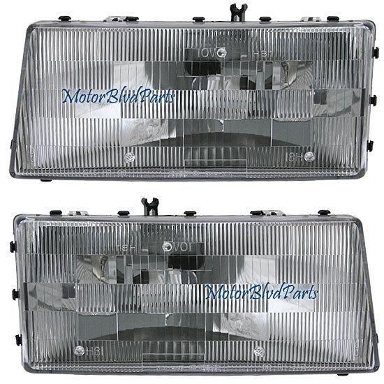 Acclaim/spirit/lebaron headlights headlamps right+left