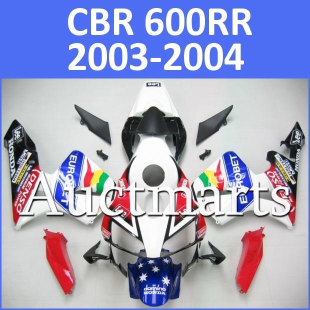 Fit honda 03 04 cbr600rr cbr 600 rr 2003 2004 fairing kit abs plastics a14 d03