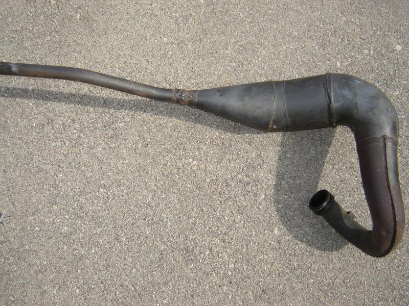  1980 kawasaki kx125 factory exhaust pipe kx 125  vintage ahrma