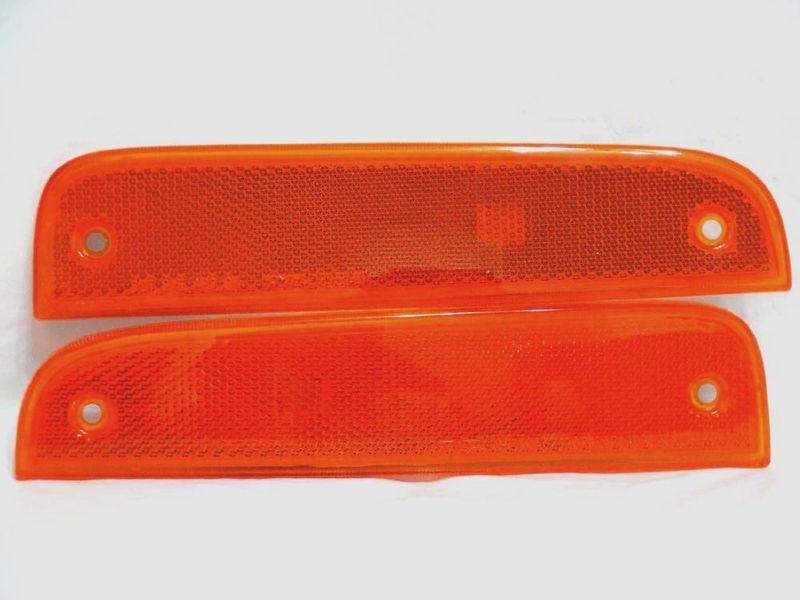 Jeep 97-01 cherokee front corner parking side marker light lamp rl h pair new 