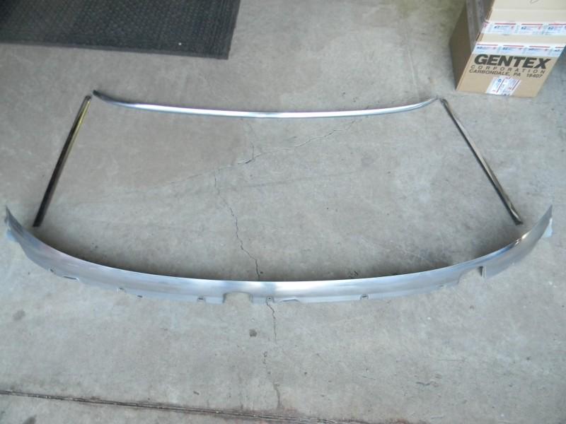  1970 1971 72 chevelle gto 442 buick gs, front (4 piece) windshield trim, 