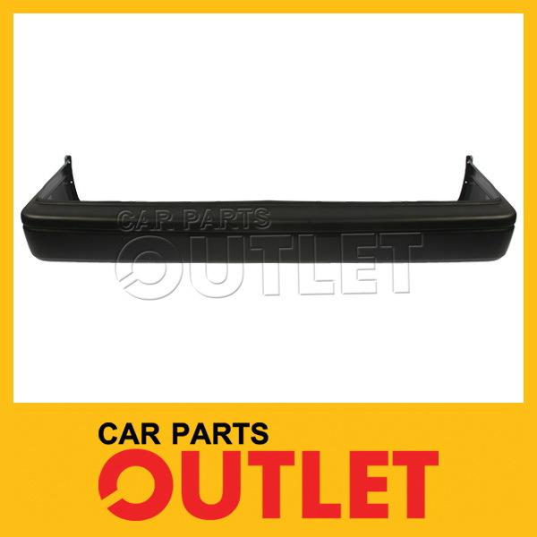 1986 1987 honda accord rear bumper raw black plastic smooth cover 4dr sedan base