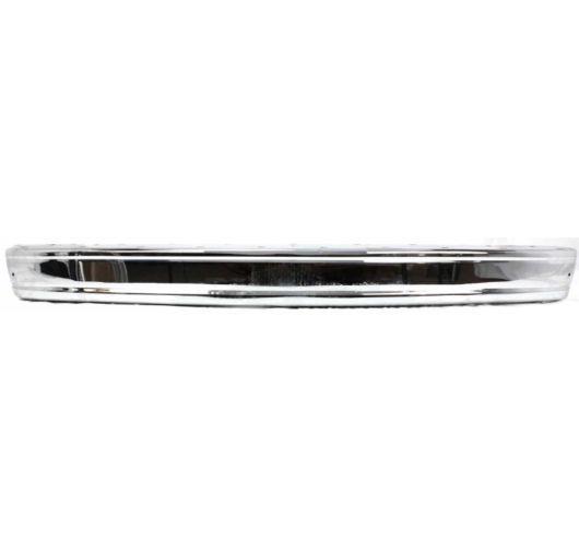 1985-1994 safari astro rear bumper chrome steel gm1102155 face bar pad+cap holes