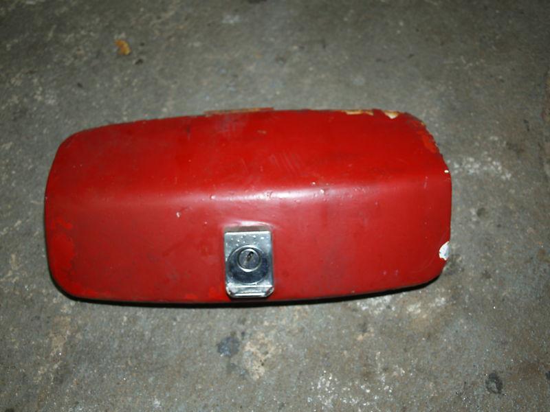 1971 vespa super vbc scooter glovebox door with lock