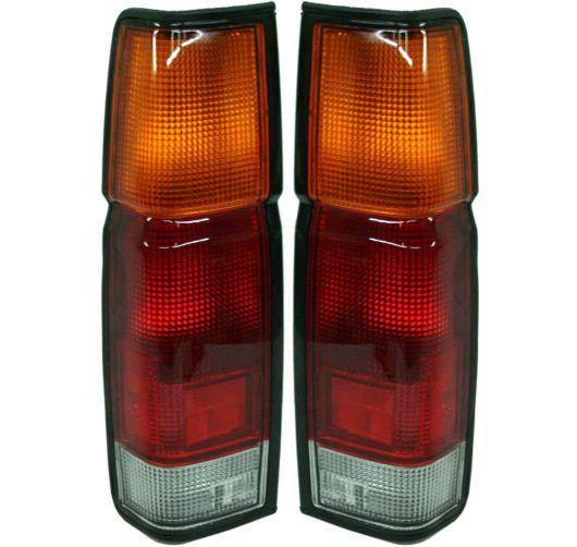 86-97 d21 pickup rear taillight taillamp brake light lamp left & right pair set