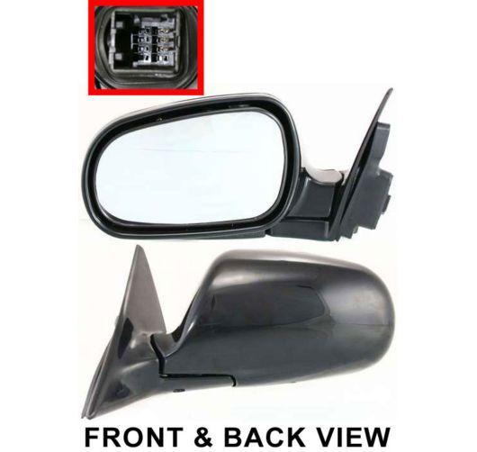 90-93 honda accord 4 door folding power side view mirror driver left lh