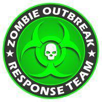 Zombie outbreak response team skull car truck vinyl decal sticker funny hunt gun