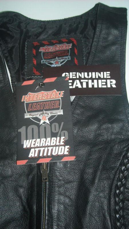 Ladies  interstate leather vest size m