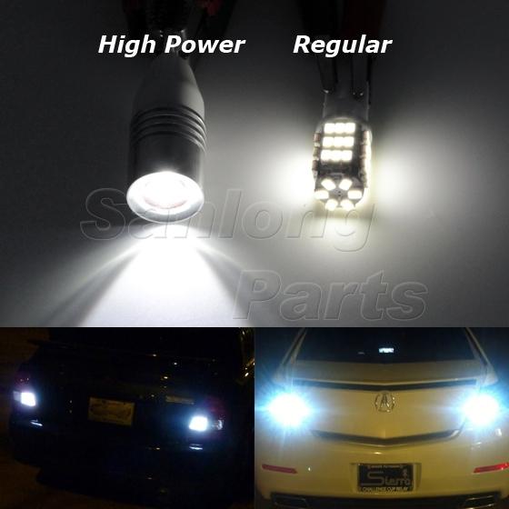 2x super bright high power t10 led bulbs backup reverse lights 912 921 t15