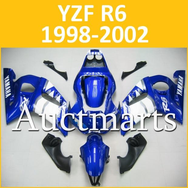 Fit yamaha yzfr6 98 99 00 01 02 yzf r6 1998 1999 2000 2001 2002 fairing h20 b02