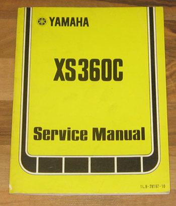 Yamaha xs360_xs360c shop repair service manual_xs 360_sport touring_dated 1976