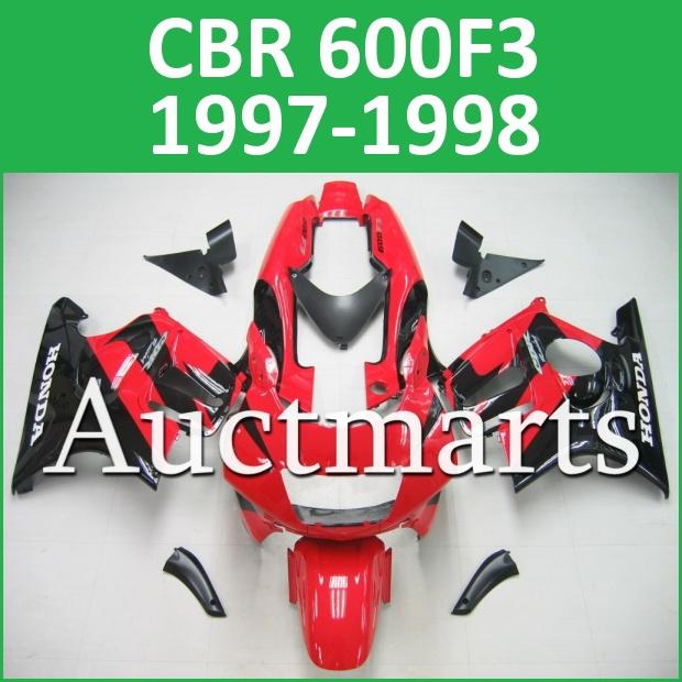 Fit honda cbr600f3 97 98 cbr 600 f3 1997 1998 fairing kit bodywork p7 c13