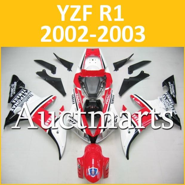 Fit yamaha yzf r1 02 03 yzfr1 2002 2003 1000 fairing kit bodywork b21 b12