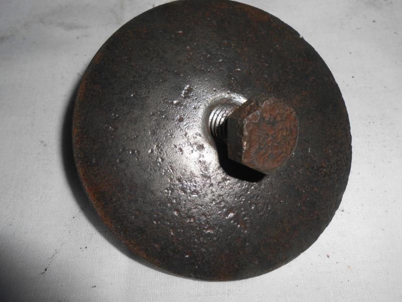 1949  plymouth  spare tire holder & bolt  (original part)