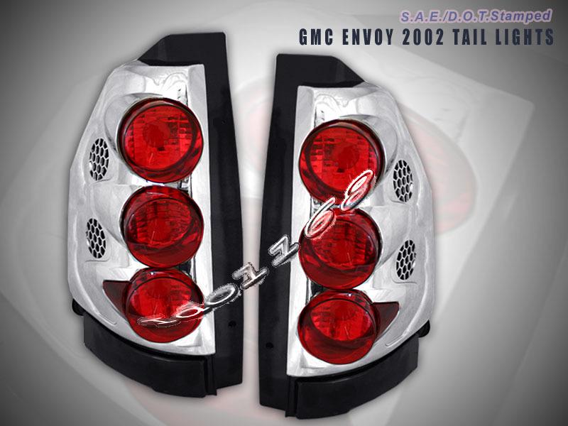 2002-2007 gmc envoy altezza tail lights chrome 06 05 04 03