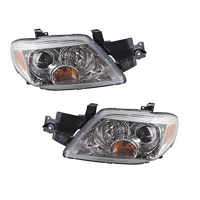 New headlight headlamp assembly pair set driver+passenger side left+right w/bulb