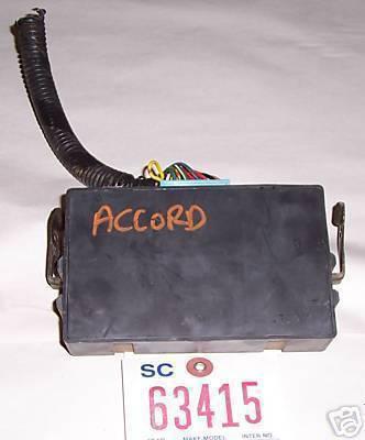 Honda 86 accord misc. relay/module mh07 black 1986