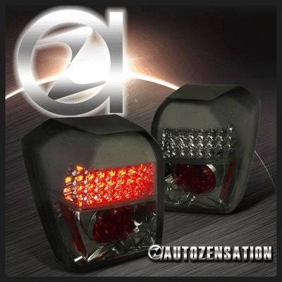 07-12 dodge caliber smoke tint altezza led tail brake stop lights