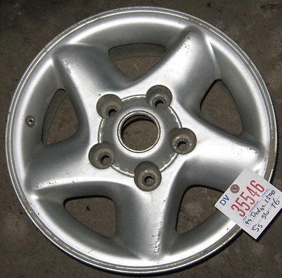 Dodge 96-01 pickup 1500 alloy wheel/rim 5 spoke 16x7 silver 1996 1997 1998 1999