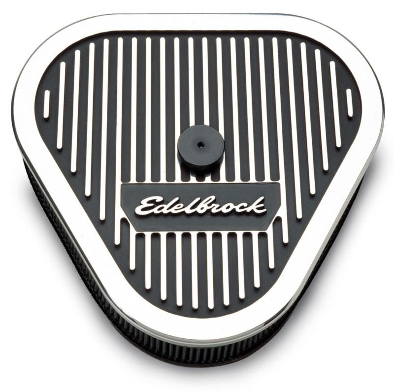 Edelbrock 4222 elite series; aluminum air cleaner