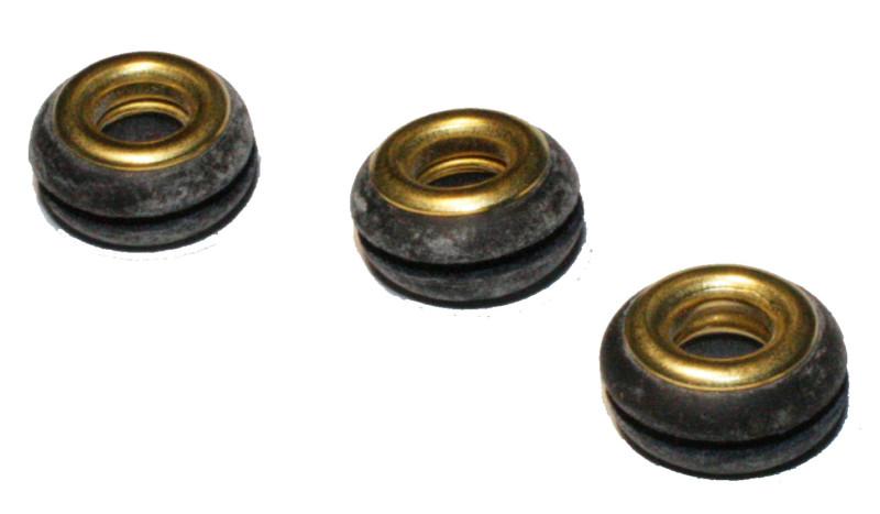 Porsche 356a, 356b, 356c rubber grommet for voltage regulator, 3 pieces, new,set