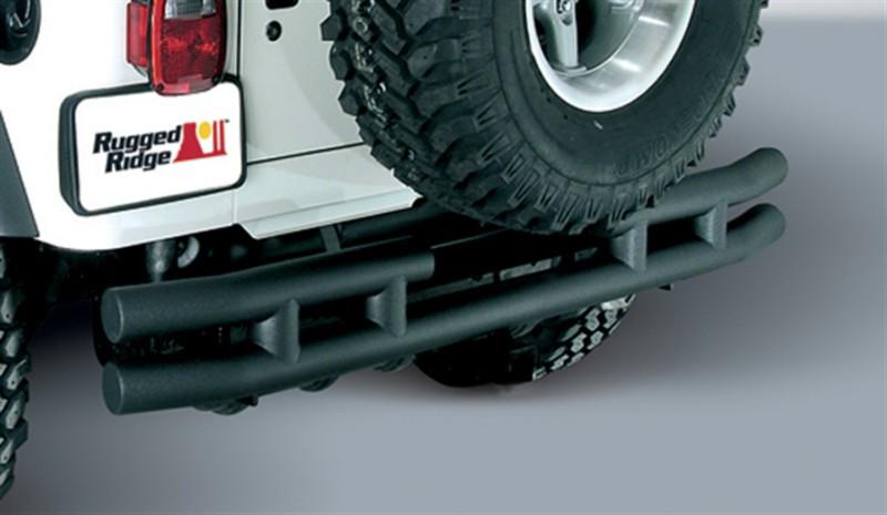 Rugged ridge 11571.01 rear tube bumper