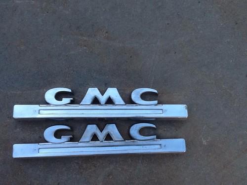 Gmc hood side emblems,1947,48,49,50,51,52,53,54