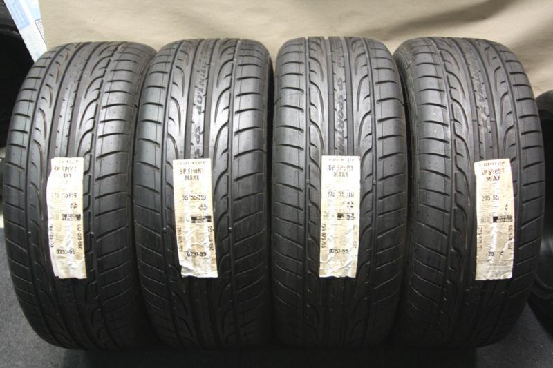 4 new dunlop sp sport maxx 275/55/19 tires