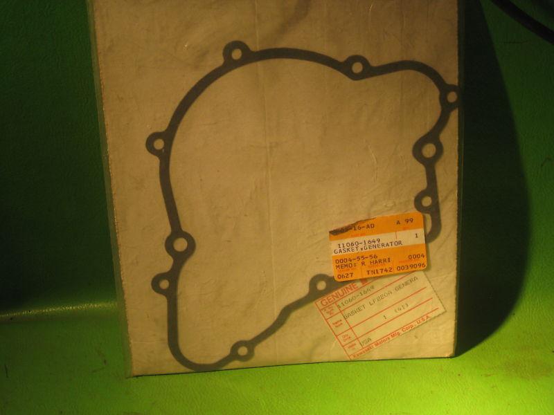 Kawasaki klf220 1988-00 generator cover gasket oem #11060-1649